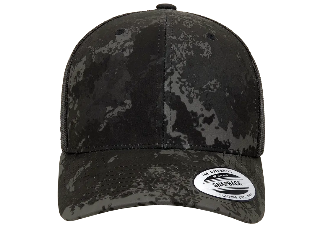 YP Classics Veil Camo Retro Trucker Cap | 6606VC-PD-ONE