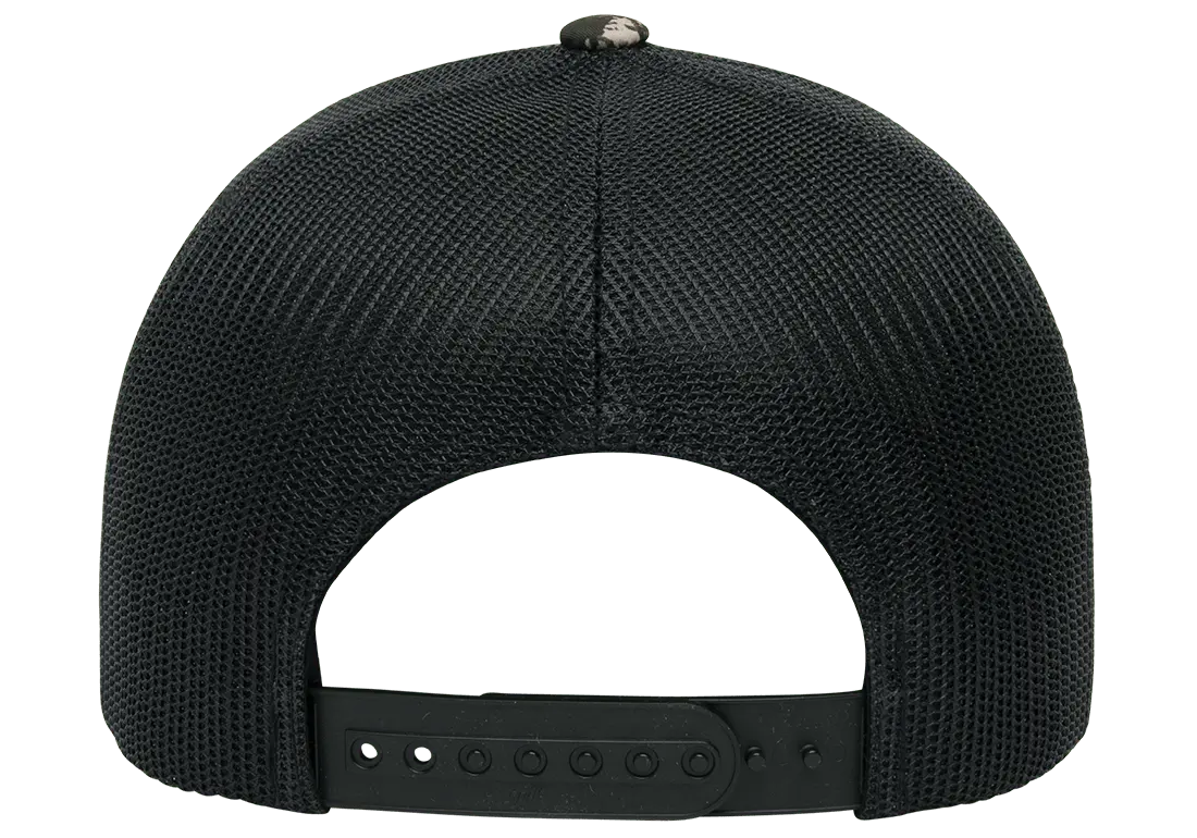 YP Classics Veil Camo Retro Trucker Cap | 6606VC-PD-ONE