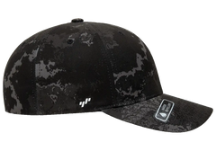 Flexfit Veil Camo 6-Panel Structured Fitted Baseball Cap | 6277VC-PD-SM