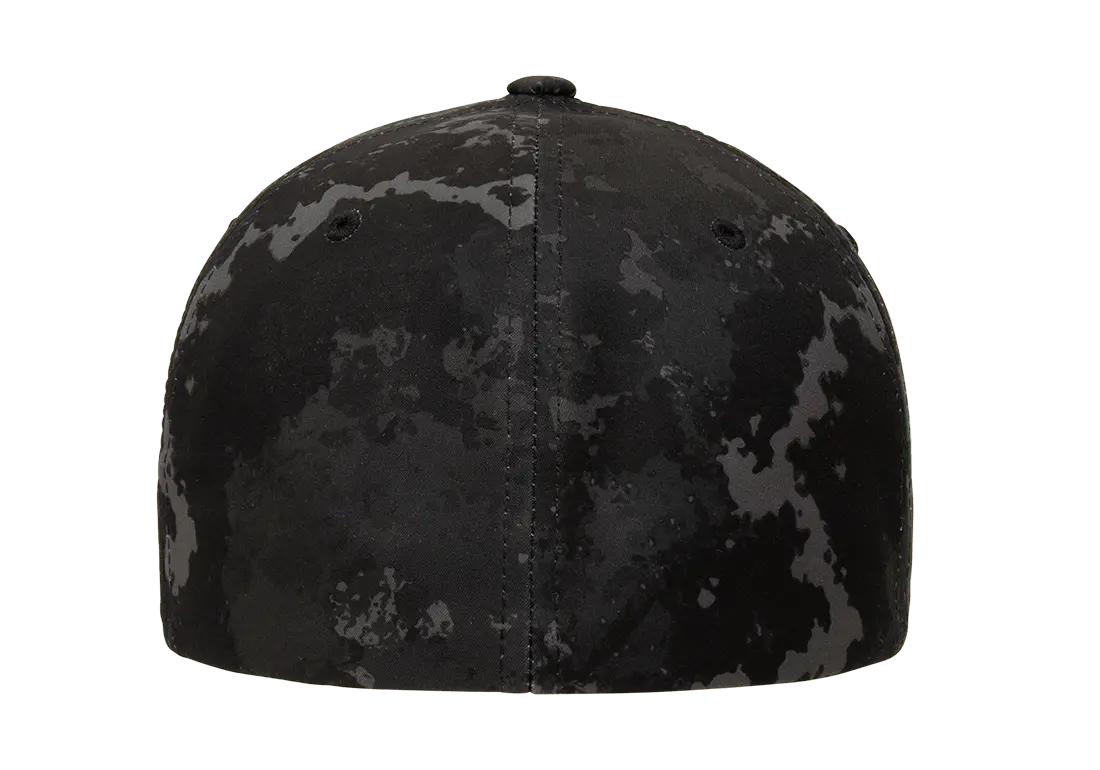 Flexfit Veil Camo 6-Panel Structured Fitted Baseball Cap | 6277VC-PD-SM