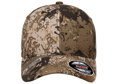 Flexfit Veil Camo 6-Panel Structured Fitted Baseball Cap | 6277VC-PD-SM