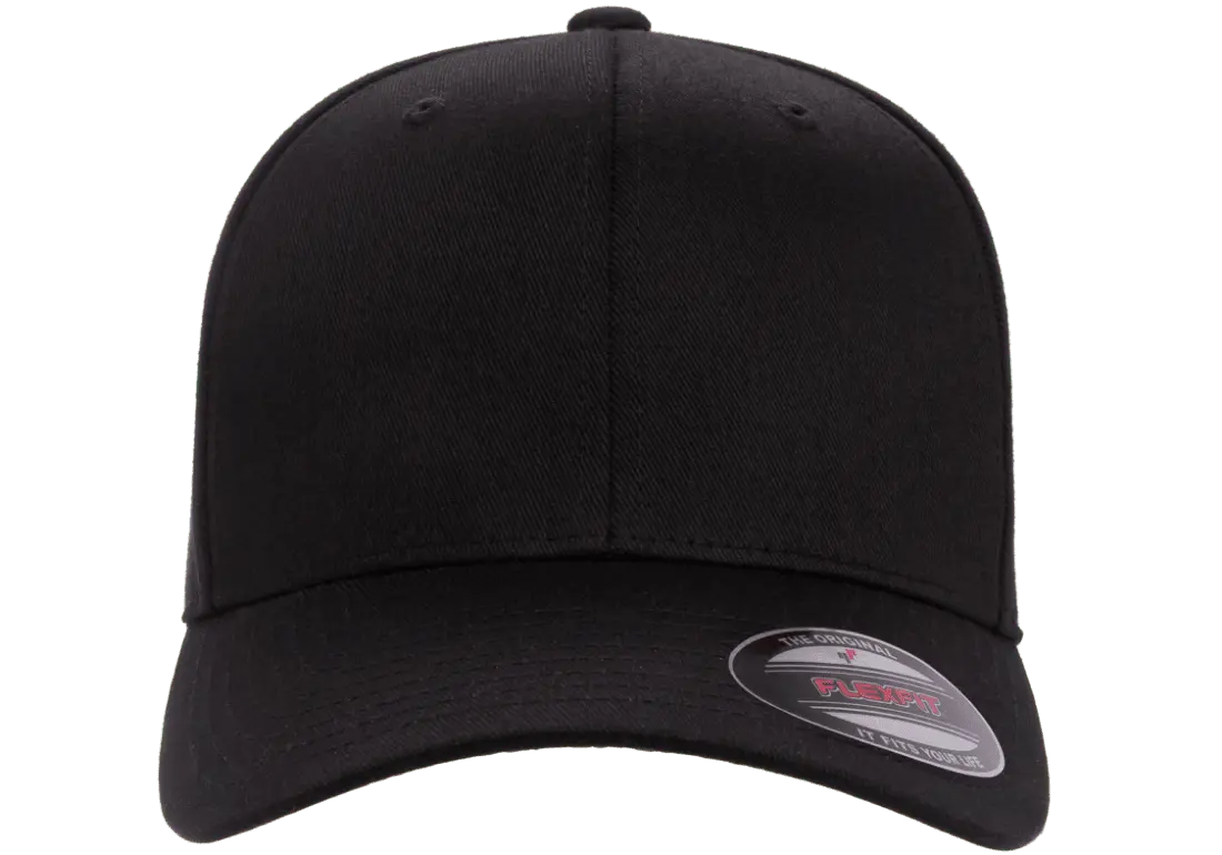 Flexfit Wooly Combed 6-Panel Fitted Baseball Cap