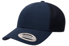 YP Classics Low Profile Trucker Cap Flex Fit House 6601-BK-ONE