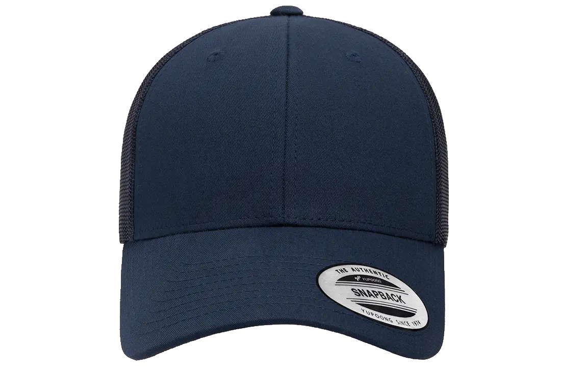 YP Classics Low Profile Trucker Cap Flex Fit House 6601-BK-ONE