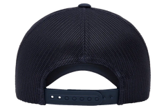 YP Classics Low Profile Trucker Cap Flex Fit House 6601-BK-ONE