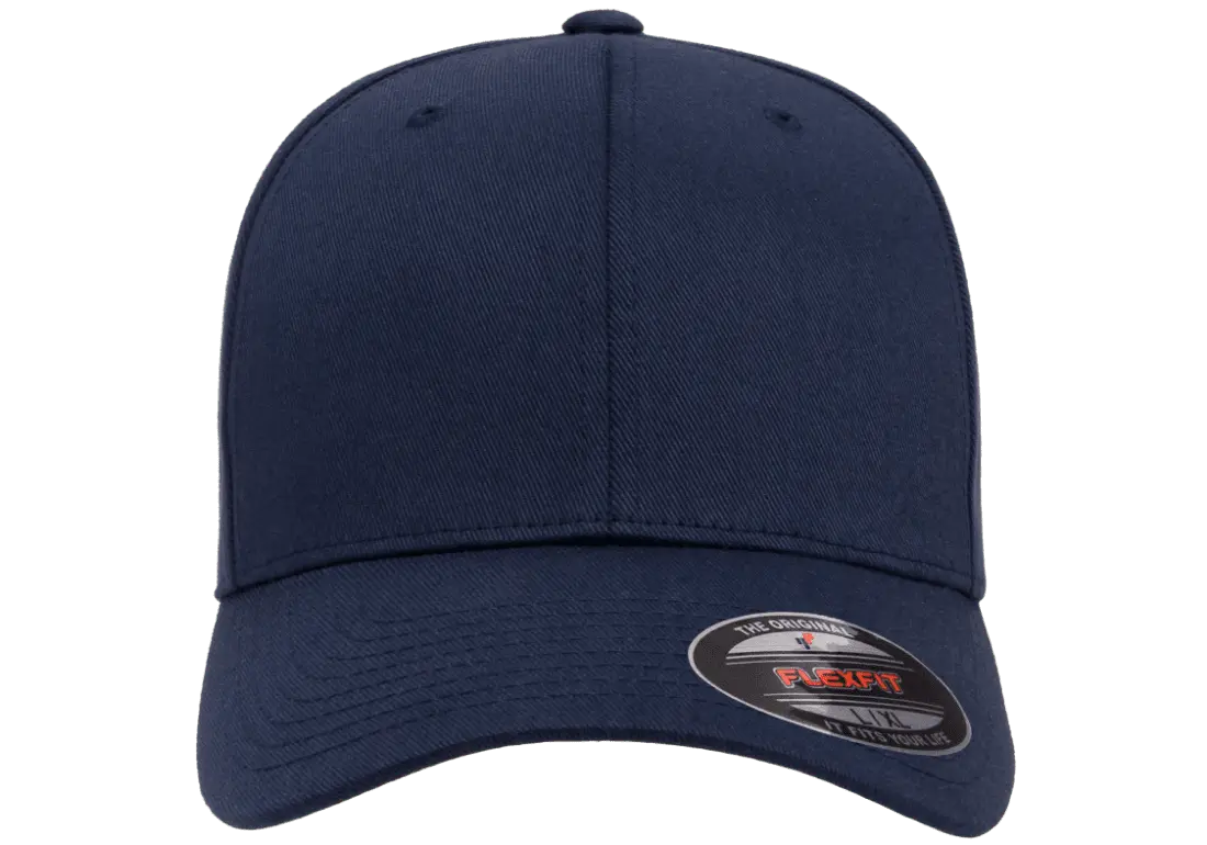 Flexfit Wooly Combed 6-Panel Fitted Baseball Cap
