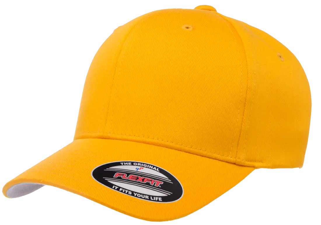 Flexfit Wooly Combed 6-Panel Fitted Baseball Cap