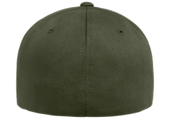 Flexfit Wooly Combed 6-Panel Fitted Baseball Cap