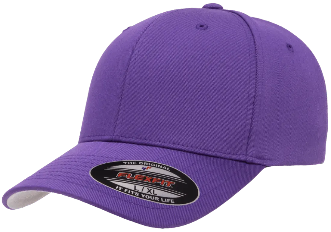 Flexfit Wooly Combed 6-Panel Fitted Baseball Cap