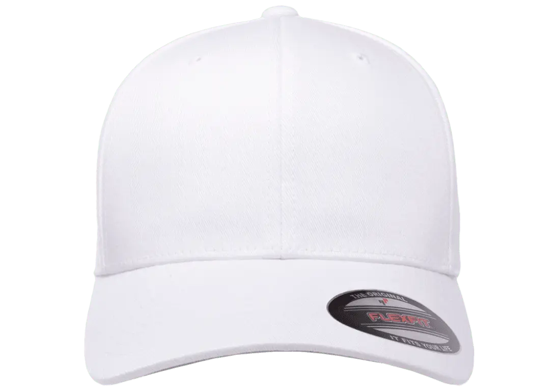 Flexfit Wooly Combed 6-Panel Fitted Baseball Cap