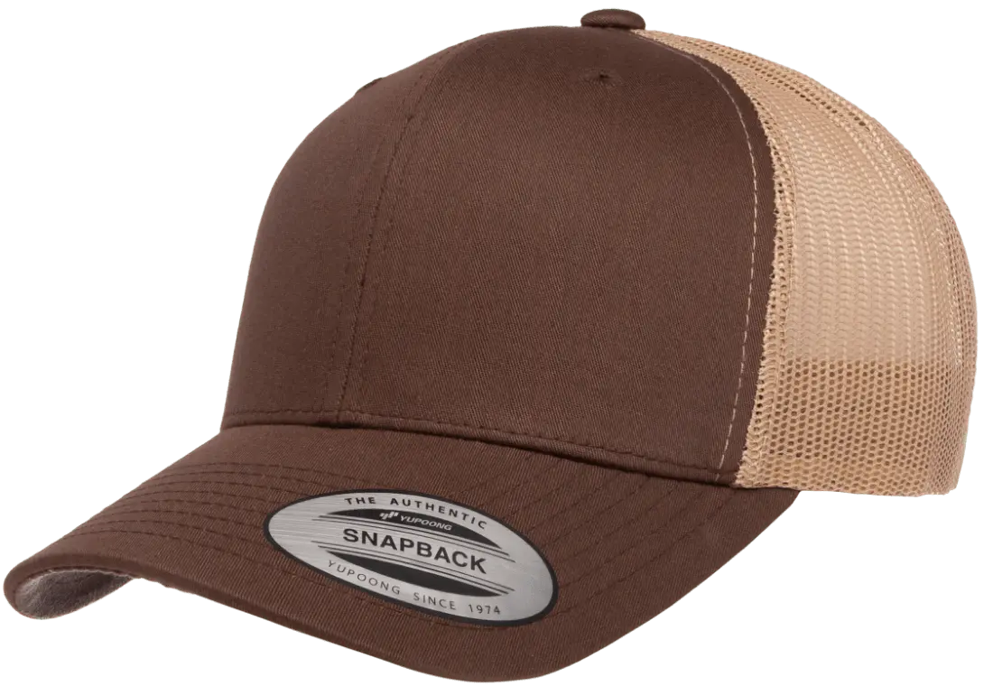 YP Classics Retro Trucker Cap 2-Tone Snapback