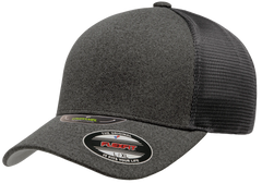 Flexfit Unipanel Trucker Mesh Cap, Fused Front, Stretch Fit