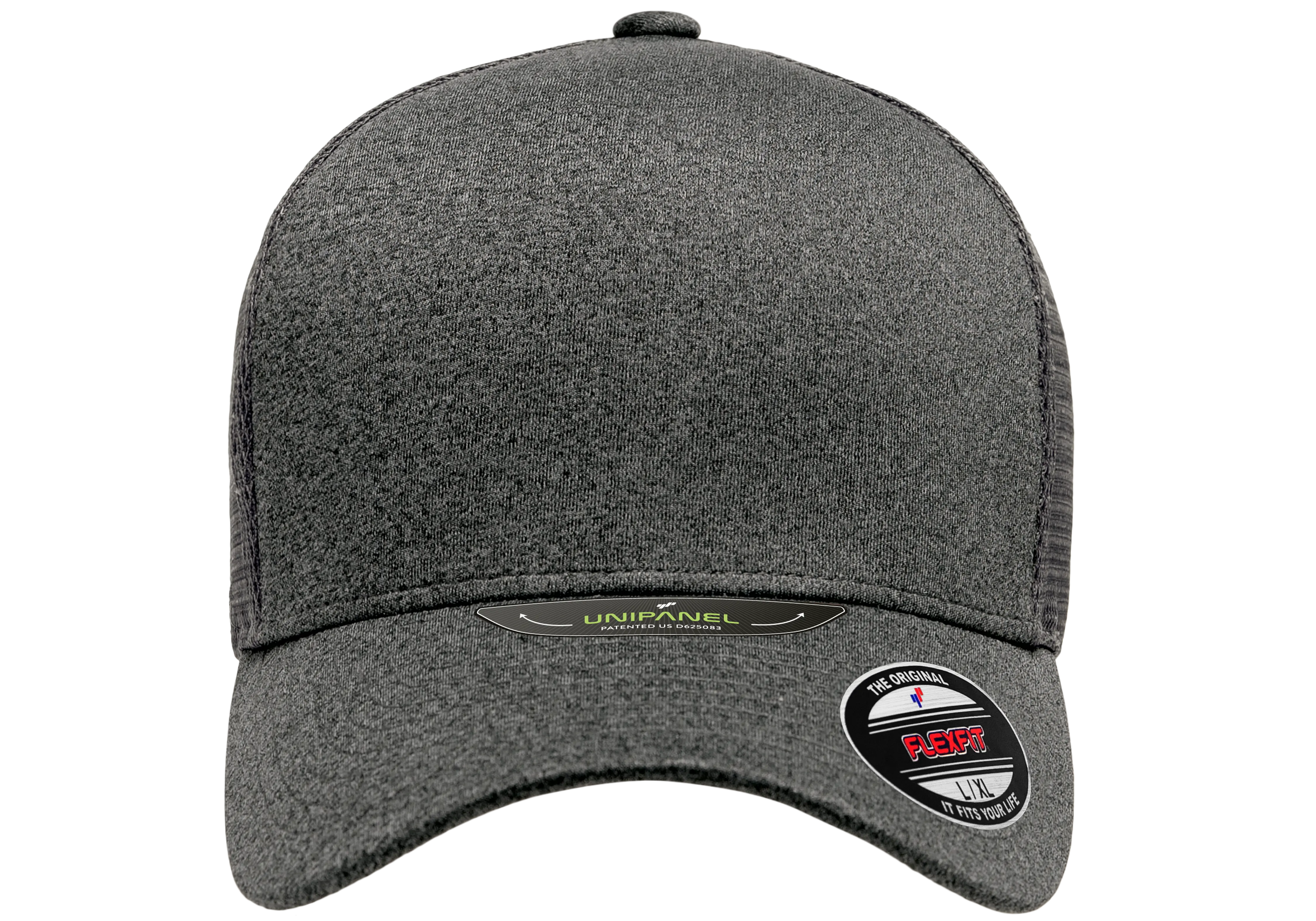 Flexfit Unipanel Trucker Mesh Cap, Fused Front, Stretch Fit