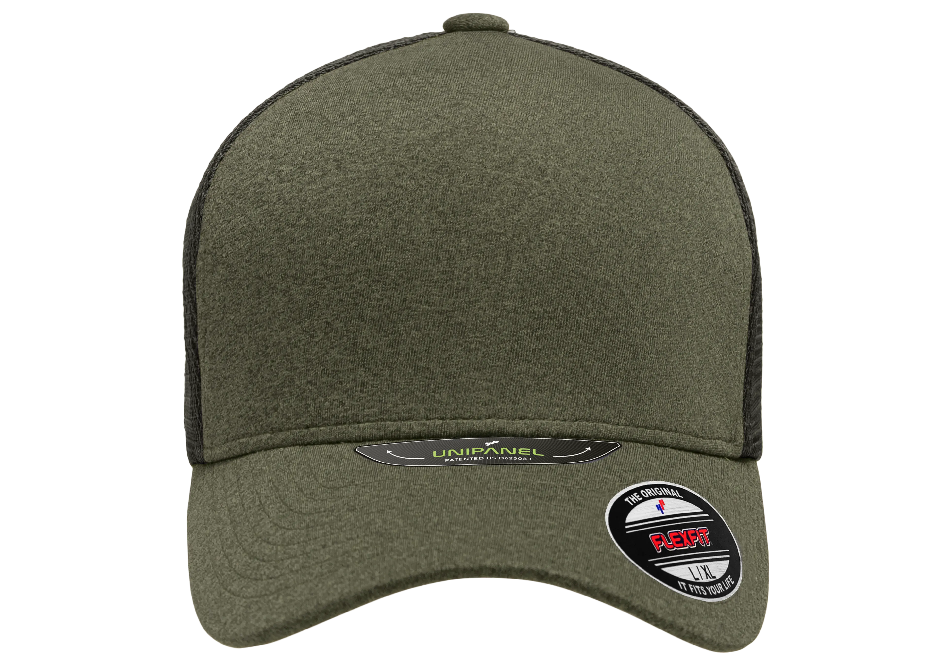 Flexfit Unipanel Trucker Mesh Cap, Fused Front, Stretch Fit