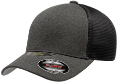 Flexfit Unipanel Trucker Mesh Cap, Fused Front, Stretch Fit