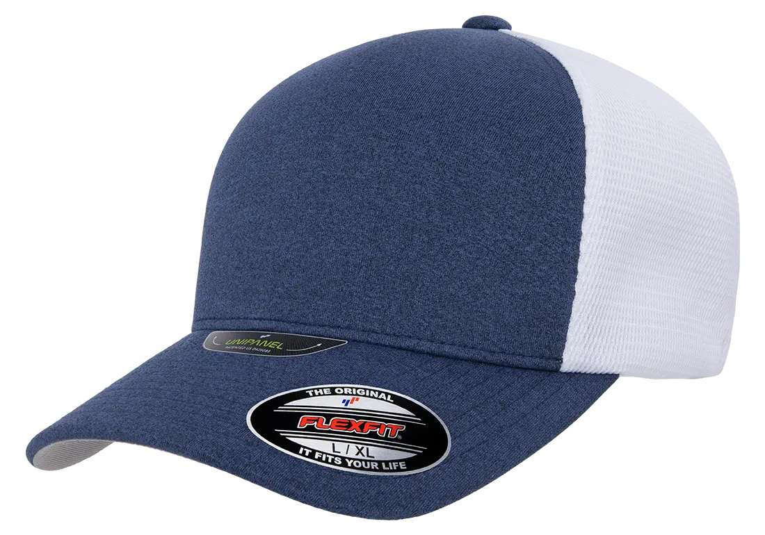 Flexfit Unipanel Trucker Mesh Cap, Fused Front, Stretch Fit
