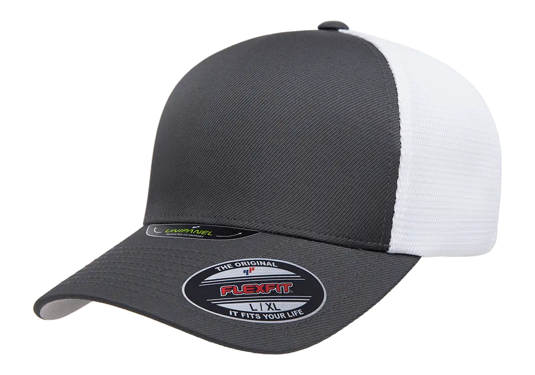 Flexfit Unipanel Trucker Mesh Cap, Fused Front, Stretch Fit