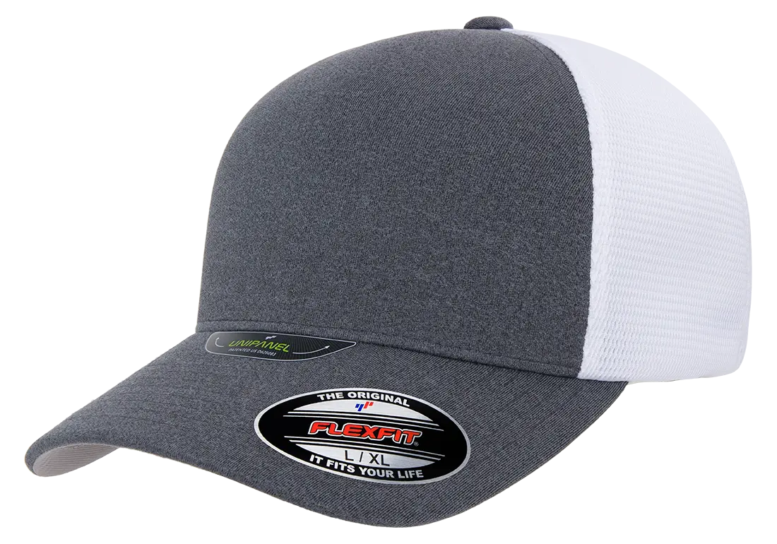 Flexfit Unipanel Trucker Mesh Cap, Fused Front, Stretch Fit