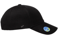 YP Classics Ecowash Dad Cap - Black
