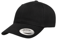 YP Classics Ecowash Dad Cap - Black