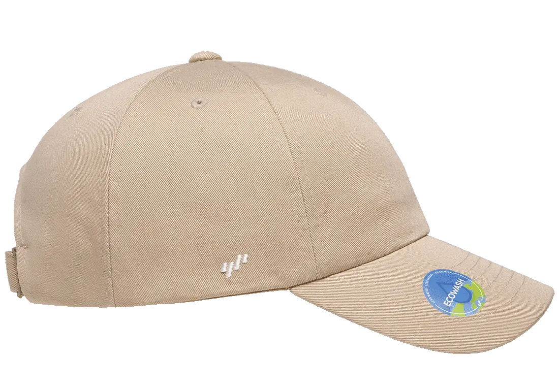 YP Classics Ecowash Dad Cap - Black