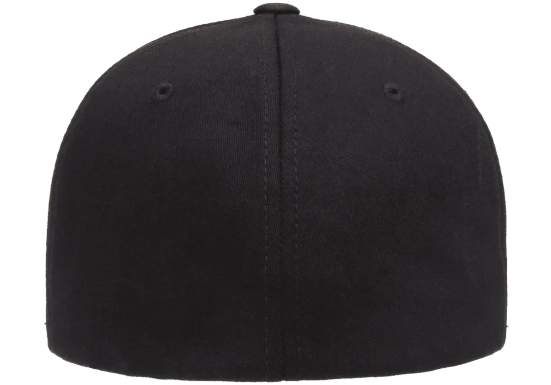 Flexfit Cotton Twill Cap, 6-Panel Structured Fitted Hat