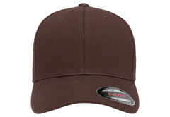 Flexfit Cotton Twill Cap, 6-Panel Structured Fitted Hat