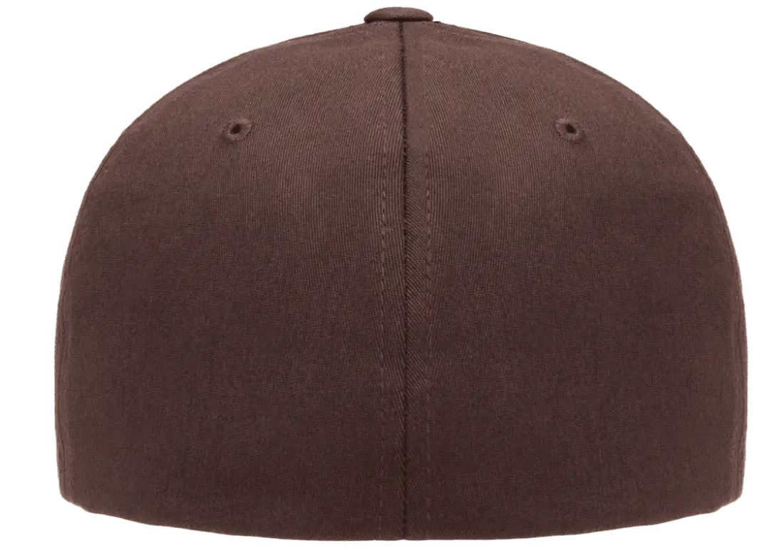 Flexfit Cotton Twill Cap, 6-Panel Structured Fitted Hat