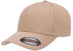 Flexfit Cotton Twill Cap, 6-Panel Structured Fitted Hat