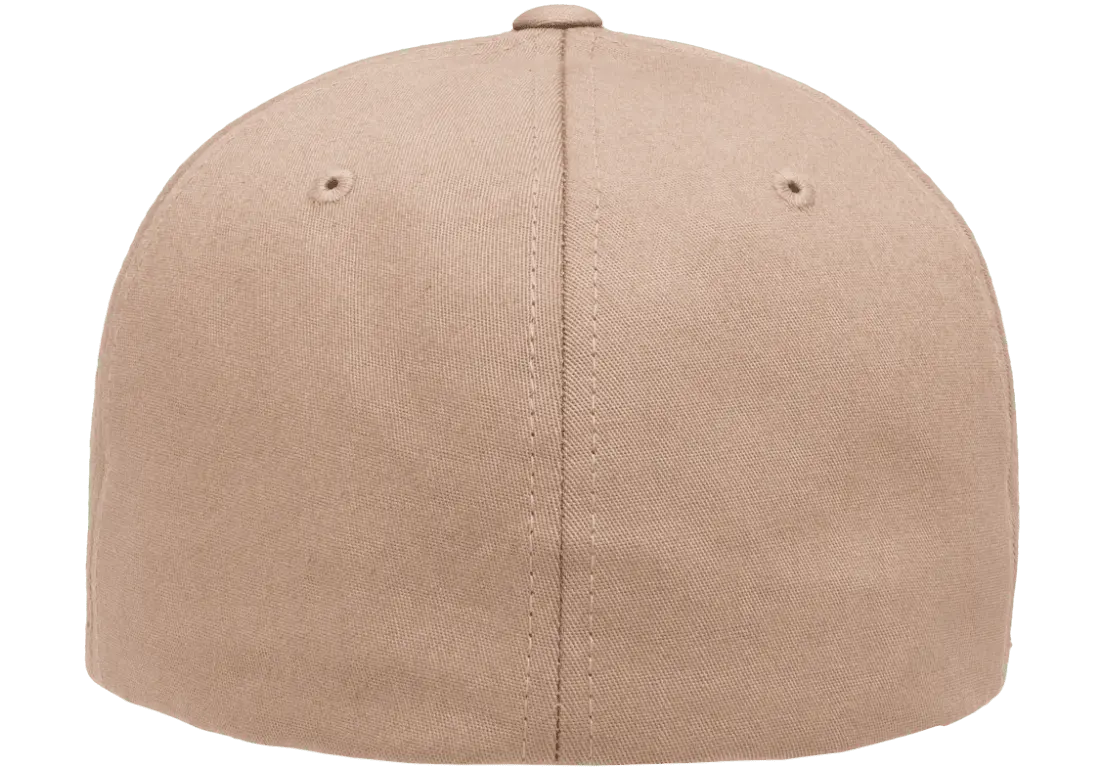 Flexfit Cotton Twill Cap, 6-Panel Structured Fitted Hat
