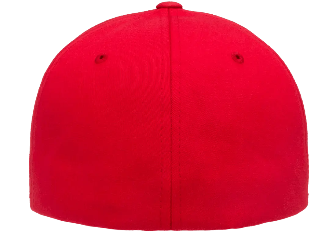 Flexfit Cotton Twill Cap, 6-Panel Structured Fitted Hat