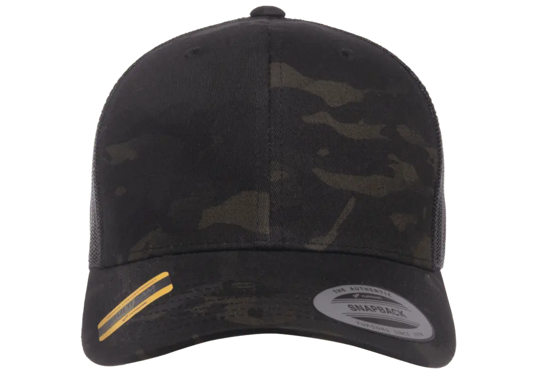 YP Classics Multicam Retro Trucker Cap