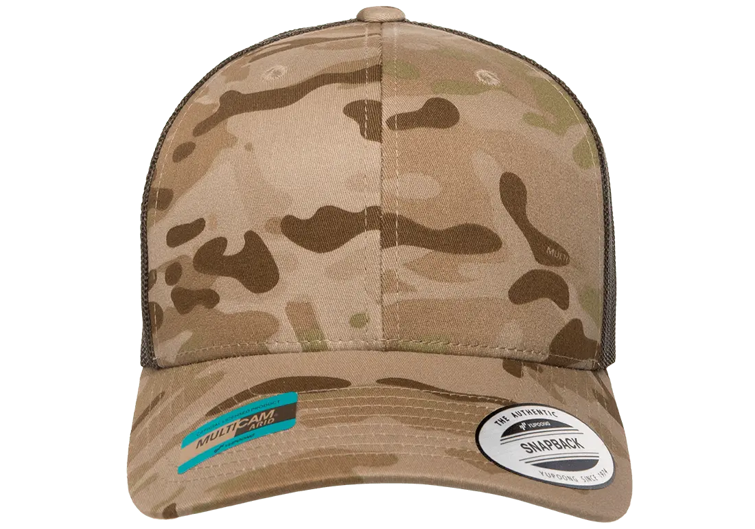 YP Classics Multicam Retro Trucker Cap