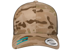 YP Classics Multicam Retro Trucker Cap