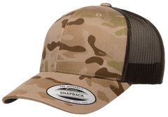 YP Classics Multicam Retro Trucker Cap