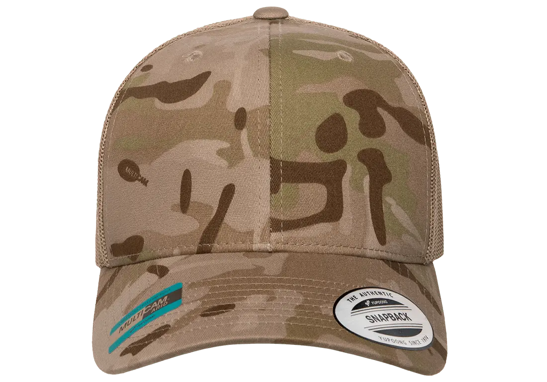 YP Classics Multicam Retro Trucker Cap