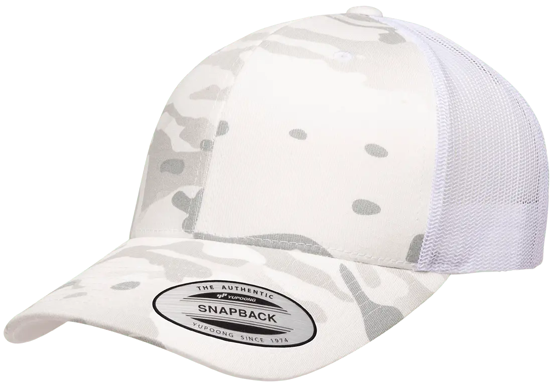 YP Classics Multicam Retro Trucker Cap