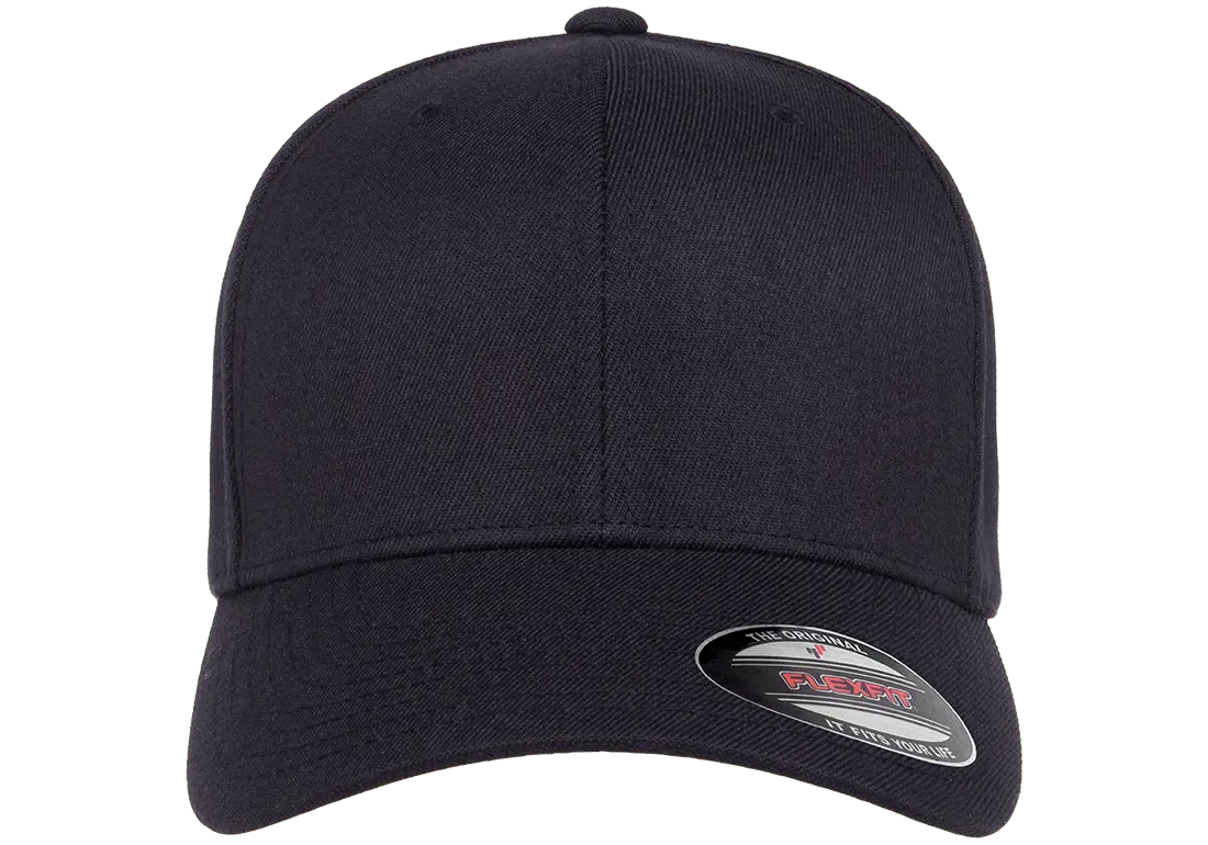 Flexfit Premium Wool Blend Fitted Cap | 6477-BK-SM