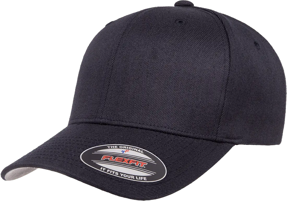 Flexfit Premium Wool Blend Fitted Cap | 6477-BK-SM