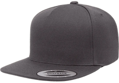 YP Classics Premium 5-Panel Snapback Cap Wool Blend