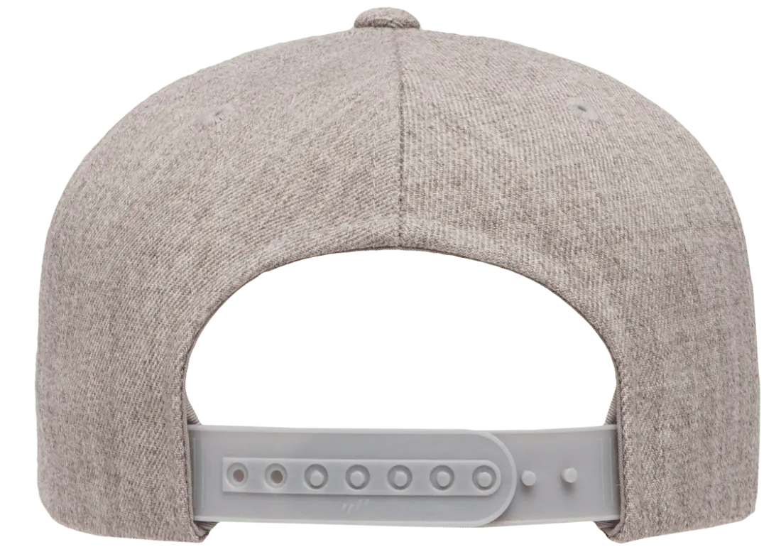 YP Classics Premium 5-Panel Snapback Cap Wool Blend