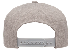 YP Classics Premium 5-Panel Snapback Cap Wool Blend