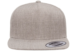 YP Classics Premium 5-Panel Snapback Cap Wool Blend
