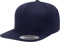 YP Classics Premium 5-Panel Snapback Cap Wool Blend