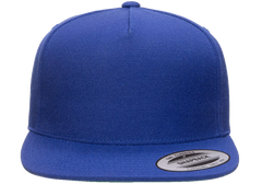 YP Classics Premium 5-Panel Snapback Cap Wool Blend