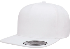 YP Classics Premium 5-Panel Snapback Cap Wool Blend