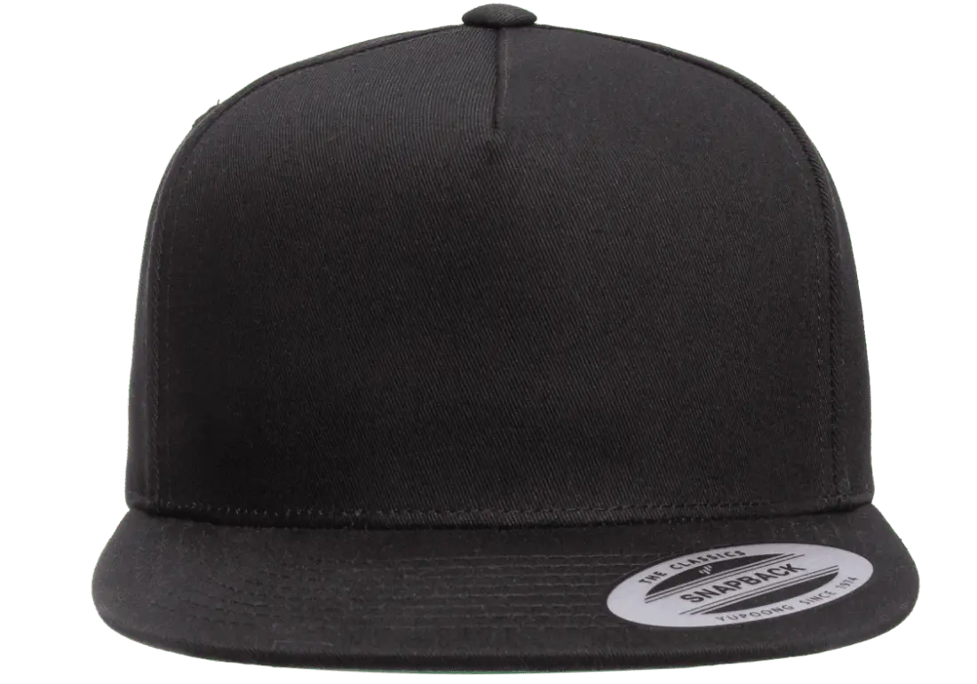 YP Classics 5-Panel Cotton Twill Snapback Cap