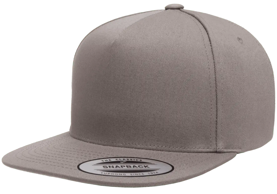 YP Classics 5-Panel Cotton Twill Snapback Cap