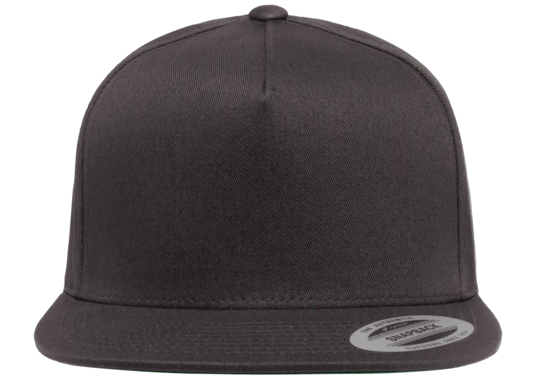 YP Classics 5-Panel Cotton Twill Snapback Cap