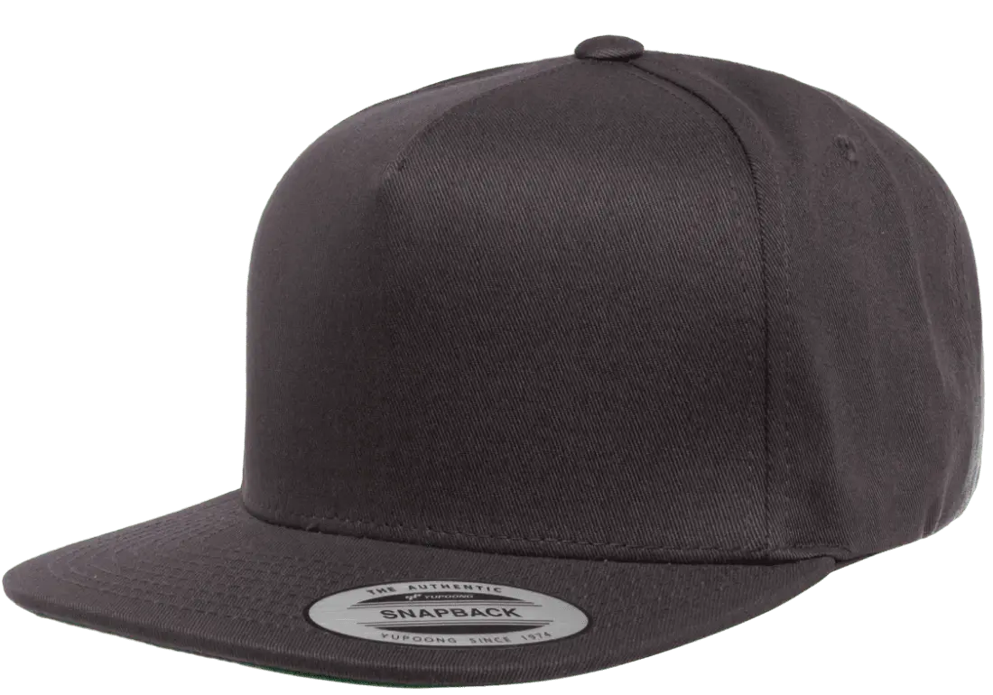 YP Classics 5-Panel Cotton Twill Snapback Cap